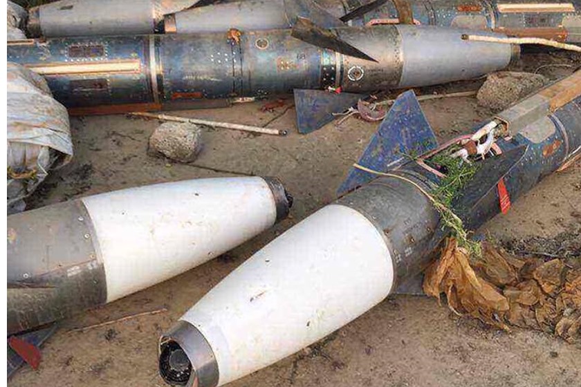العثور على 5 صواريخ كاتيوشا في ديالى 
