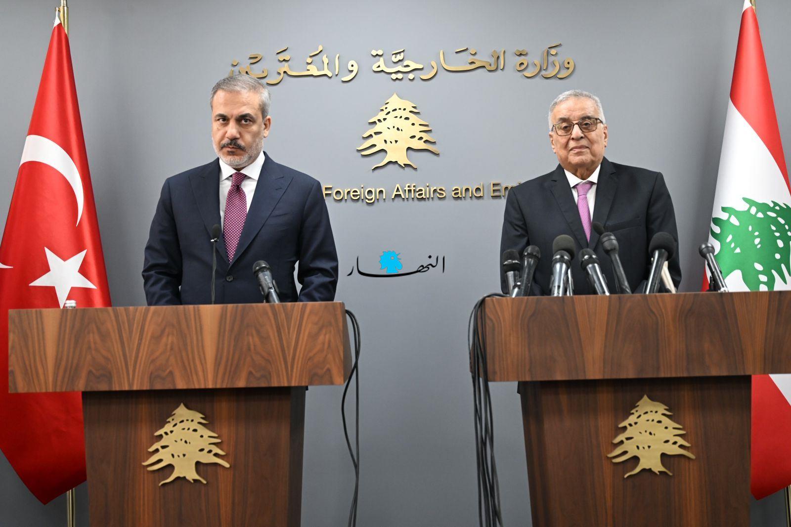 وزير الخارجية التركي: نعمل لعدم تمدد الحرب إلى لبنان والبلدان الأخرى 