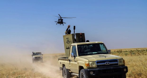 عمليات الانبار للحشد تعلن تحقيق التماس مع محور نينوى بتطهير الصحراء الغربية 