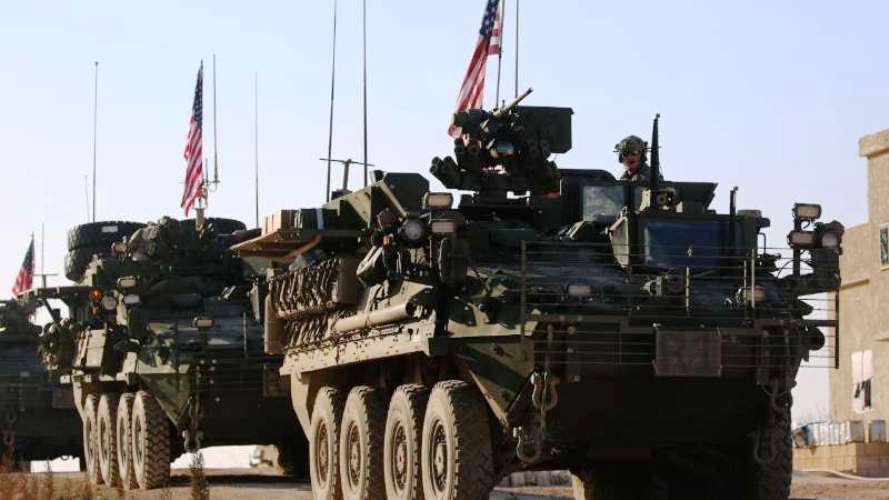 انسحاب رتل عسكري أمريكي جديد من الرقة باتجاه الحدود السورية العراقية 