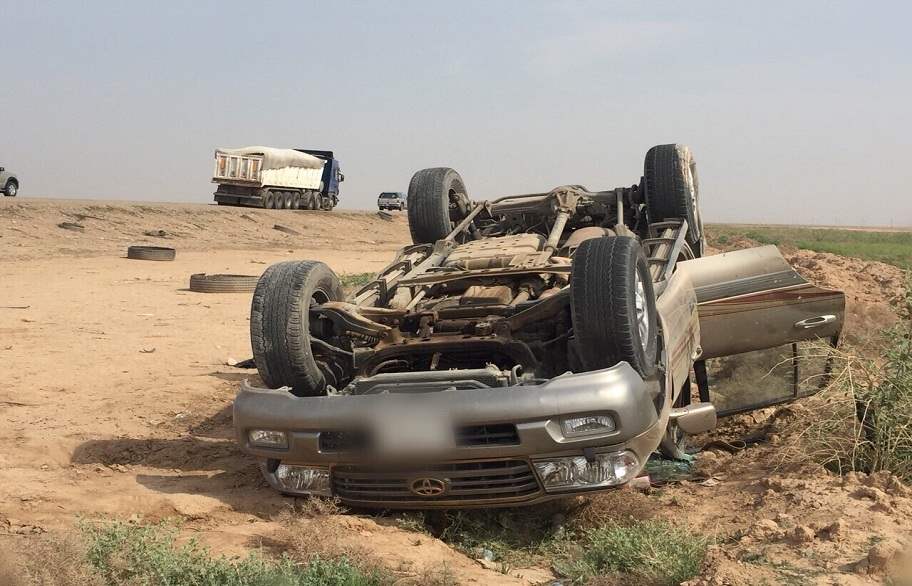 مصرع وإصابة 4 مدنيين بحادث سير شمالي ديالى  